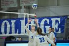 VB vs USCGA  Wheaton College Women's Volleyball vs U.S. Coast Guard Academy. - Photo by Keith Nordstrom : Wheaton, Volleyball